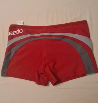 Bañador Speedo Rojo y Gris