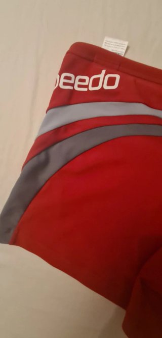 Bañador Speedo Rojo y Gris
