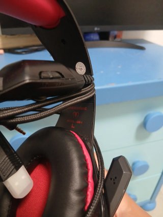 Auriculares Gaming Negros y Rojos