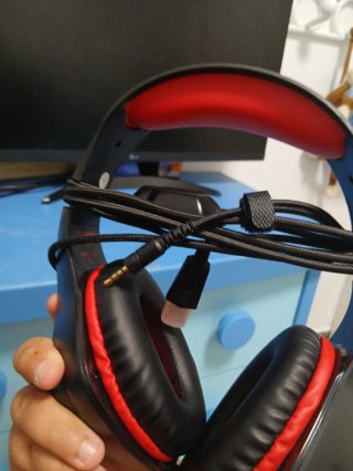 Auriculares Gaming Negros y Rojos
