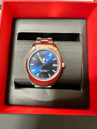 Reloj Sector Acero Azul