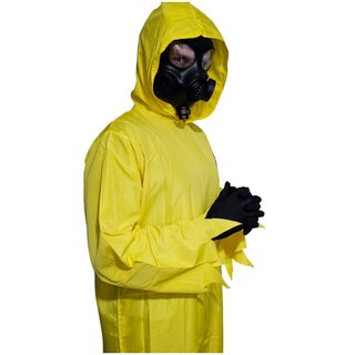 Disfraz Químico Breaking Bad Amarillo Talla S/M