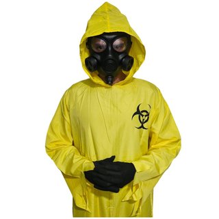 Disfraz Químico Breaking Bad Amarillo Talla S/M