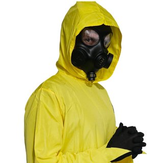 Disfraz Químico Breaking Bad Amarillo Talla S/M