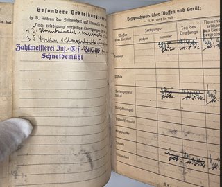 Soldbuch Wehrmacht original II Guerra Mundial