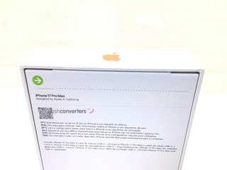 apple iphone 17 pro max 256gb