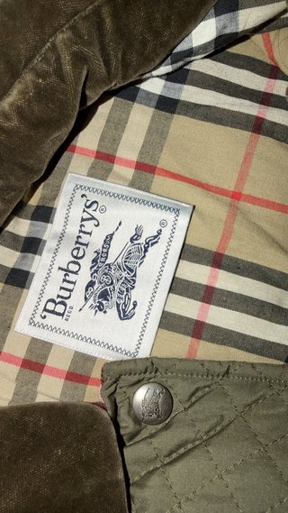 Chaqueta Burberrys Vintage 90s T46 Verde Oliva
