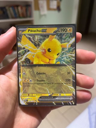 Carta Pokémon Pikachu EX