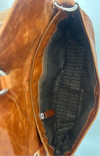Borsa Prada Marrone in Pelle