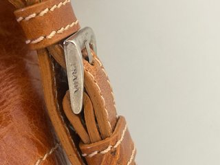 Borsa Prada Marrone in Pelle