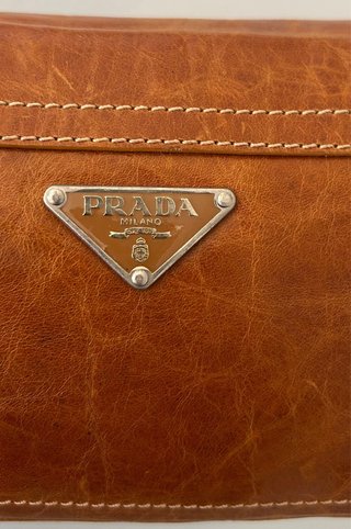 Borsa Prada Marrone in Pelle
