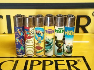 Set di 6 accendini Clipper