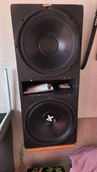 Altavoces Dobles Negros