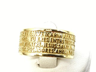 anillo oro 18k t. 27 (21,33 mm)