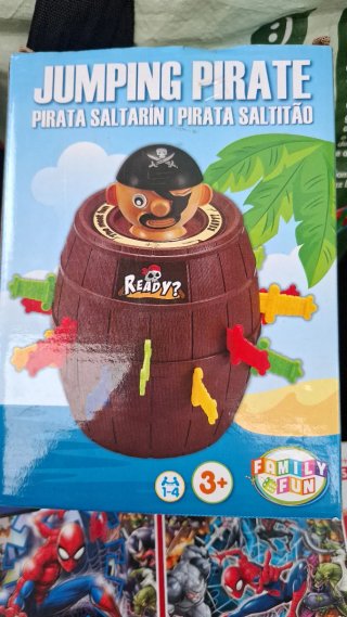 Brinquedo Salta Pirata