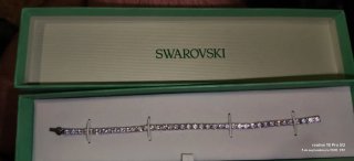 Pulsera Swarovski Mujer Plata y Cristales