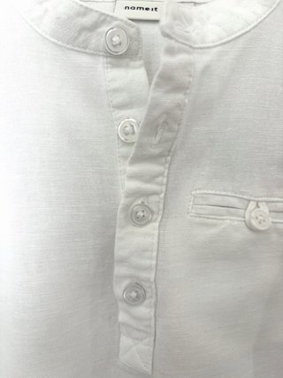 Camicia bianca Name It/Camisa blanca de niño 2Y