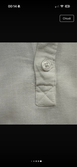 Camicia bianca Name It/Camisa blanca de niño 2Y