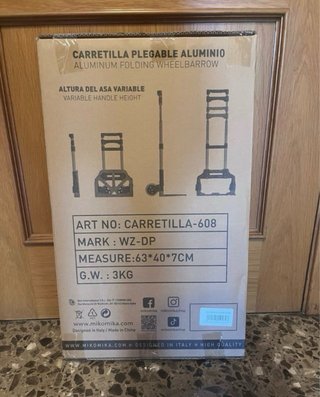 ¡REBAJA! Carretilla plegable Precintada