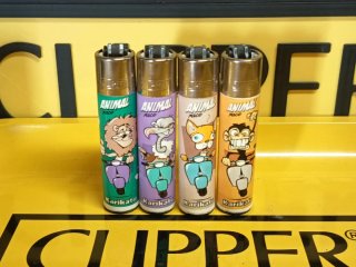 4 Accendini Clipper Gara Animale