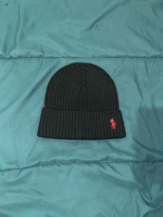 Gorro Polo Ralph Lauren Negro Rojo