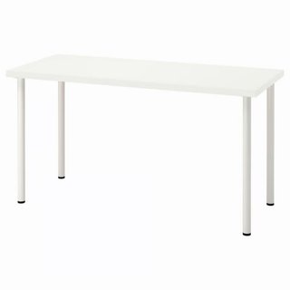 Mesa de oficina blanca 140 × 60 cm 25 €