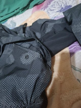 Chaqueta Nike fina chico negra/gris