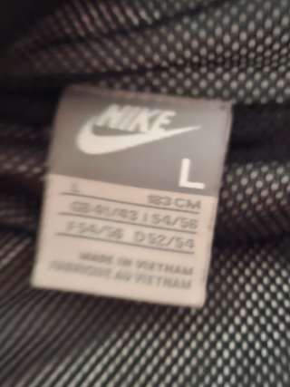 Chaqueta Nike fina chico negra/gris