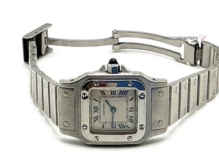 reloj alta gama señora cartier santos galbée 1565