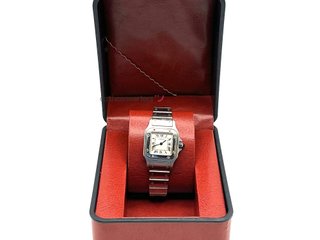 reloj alta gama señora cartier santos galbée 1565