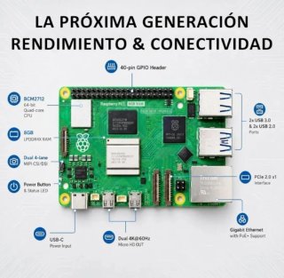 Kit Raspberry Pi 5 8GB RAM Vemico