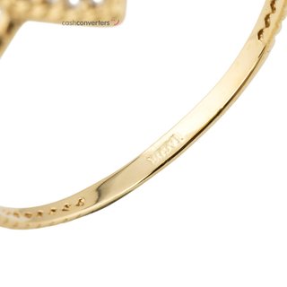 anillo oro 18k con piedra con circonita