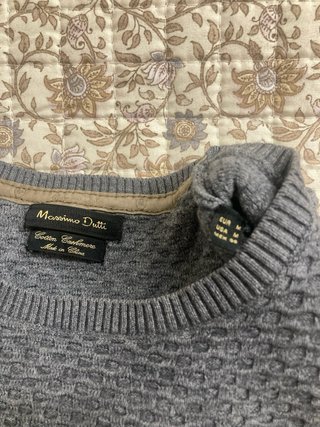 Jersey Massimo Dutti Gris Talla M