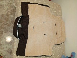 Saco para carrito de bebé marrón
