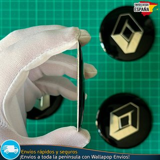 Emblema Renault 65mm Tapacubos Buje Centro Llanta