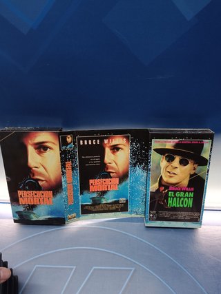 cintas VHS, especial 6 películas de Bruce willis
