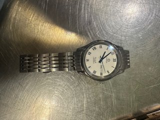 Omega De Ville Automático Plata y Blanco