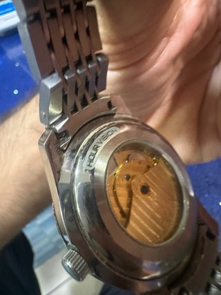 Omega De Ville Automático Plata y Blanco