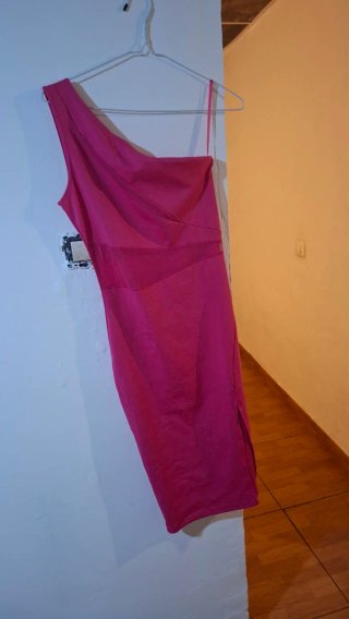 Vestido Shein Rosa Talla XS