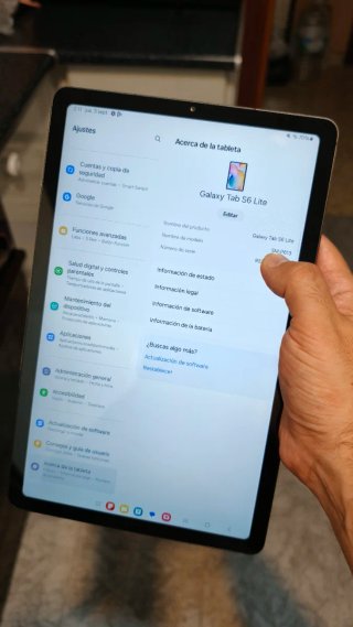 Samsung Galaxy Tab S6 Lite 64GB Gris Espacial
