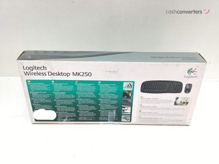 kit teclado y raton logitech mk250