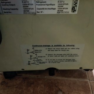 Aire Acondicionado Portátil 12000 BTU/h
