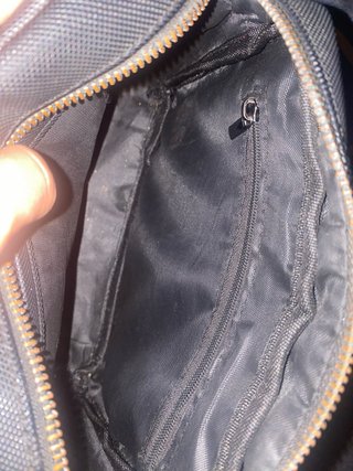 Borsa a spalla Prada nera regolabile