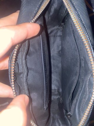 Borsa a spalla Prada nera regolabile