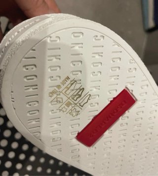 Scarpe Dsquared2 ICON bianche rosse taglia 45