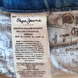 Shorts vaqueros Pepe Jeans tiro alto talla 24 XS