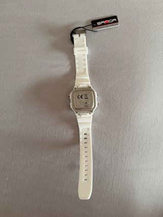 Reloj SAMDA Digital Blanco Vintage Deportivo