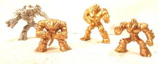 Lote Gormiti Oro y Plata Edición Limitada Vintage