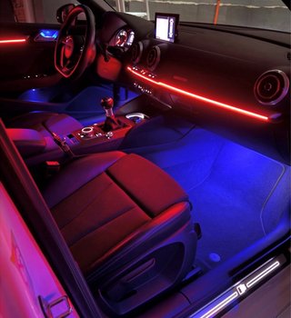 Luz ambiental LED para coche