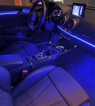 Luz ambiental LED para coche
